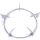 3 Burner 3D Printed 7MM Tempered Glass Gas Hob LPG/NG with Electroplate Pan Support for Home | CHEFF