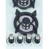 4 Burner Colored Glass Panel Gas Hob Built-in LPG/NG Cooker with OEM/ODM Supply for Home Use | CHEFF
