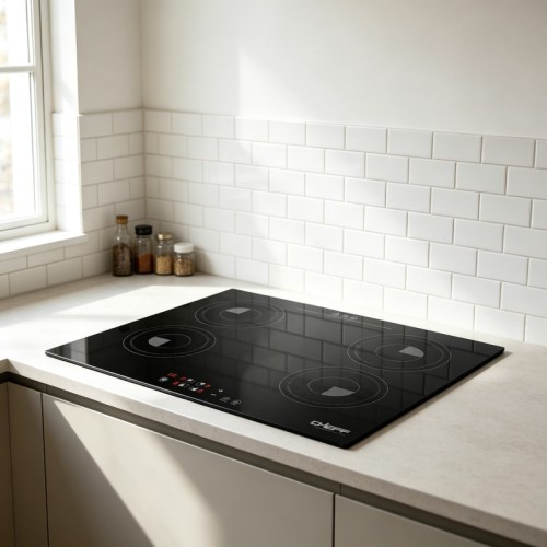 4 Zone Induction Hob 590×510mm Built-in Electric Cooktop with Touch Control for Home Use | CHEFF