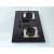 2 Burner Black Tempered Glass Gas Hob Built-in LPG/NG with Safety Device for Household | CHEFF