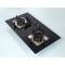 2 Burner Black Tempered Glass Gas Hob Built-in LPG/NG with Safety Device for Household | CHEFF