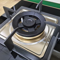 2 Burner Tempered Glass Built-in Gas Hob LPG/NG with Enamel Pan Support for Home Kitchen | CHEFF