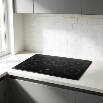 5 Zone Infrared Cooktop 6500W Electric Ceramic Hob with OEM/ODM Service for Household Use | CHEFF