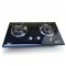 2 Burner Built-in Kitchen Cooking Gas Hob with 7mm Tempered Glass Panel LPG/NG for Home Use | CHEFF