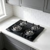 4 Burner Tempered Glass Gas Stove Built-in LPG/NG Cooktop with OEM/ODM for Household Use | CHEFF