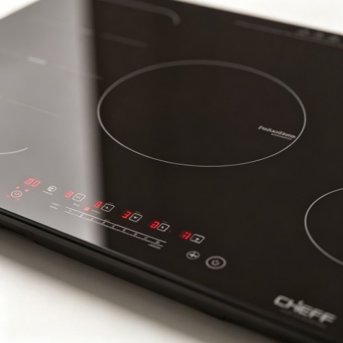 5 Zone Black Ceramic Glass Built-in Induction Cooktop with OEM/ODM Service for Home Cooking | CHEFF