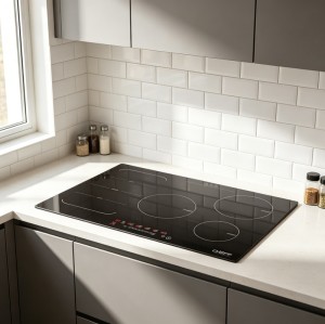 5 Zone Black Ceramic Glass Built-in Induction Cooktop with OEM/ODM Service for Home Cooking | CHEFF