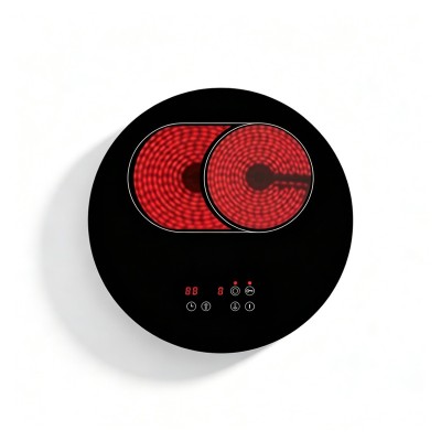 2200W Built-in Electric Ceramic Infrared Cooktop with Expansion Heating Zone for Household | CHEFF