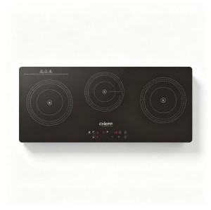 29 Inch 3 Zone Microcrystal Infrared Electric Hob with ODM/OEM Service for Household | CHEFF