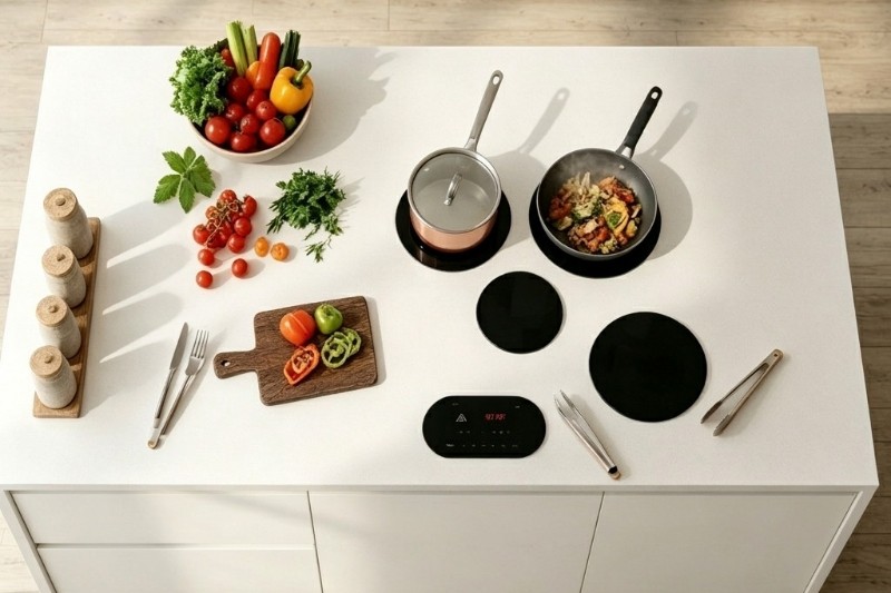 What Is an Invisible Induction Hob and How Does It Work Under a Stone Countertop?