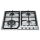 4 Burner Stainless Steel Built-in Gas Stove LPG/NG Kitchen Cooktop for Household Cooking | CHEFF