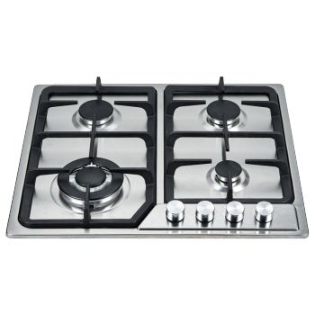 4 Burner Stove Top Gas Stainless Steel Built in LPG & Natural Gas Stoves Manufacture