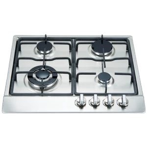 Four Burner Gas Stove Top Stainless Steel Built in LPG & Natural Gas Stoves Supplier | Customizable
