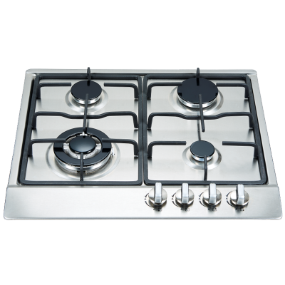 Four Burner Gas Stove Top Stainless Steel Built in LPG & Natural Gas Stoves Supplier | Customizable