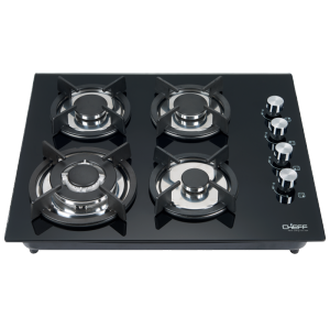 Gas Cook Top 4 Burner Tempered Glass Panel  Built-in Gas Stove For Sale OEM & ODM