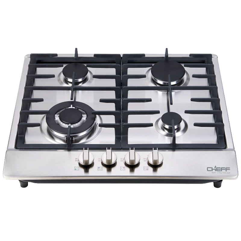 4 burner built-in gas hob
