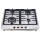 60cm 4 Burner Stainless Steel Built-in Gas Hob LPG/NG with Flame Failure Device for Hotel | CHEFF