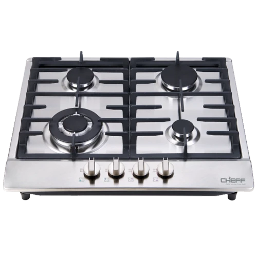 4 Burner Gas Stove Tops Stainless Steel Built in LPG & Natural Gas Stoves Manufacture