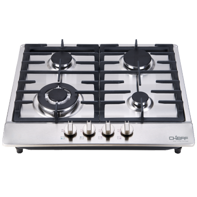 4 Burner Gas Stove Tops Stainless Steel Built in LPG & Natural Gas Stoves Manufacture