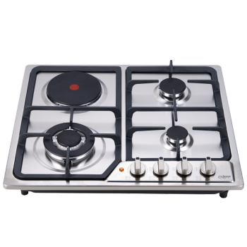 4 Burner Electric Gas Stove Stainless Steel Built in Gas cooker Induction Cook Top Wholesale