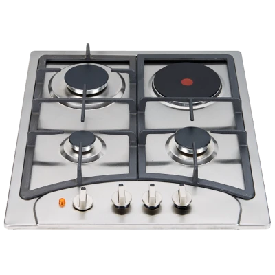 4 Burner Electric Gas Stove Stainless Steel Built in Gas cooker Induction Cook Top Wholesale