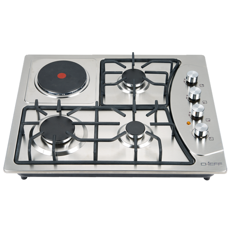gas and electric built-in gas hob