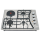 4 Burner Hybrid Gas and Electric Hob Stainless Steel Built-in with ODM/OEM Service for Home | CHEFF