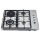 4 Zone Hybrid Gas and Induction Hob Stainless Steel Built-in with Knob Control for Household | CHEFF