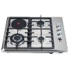 4 Burner Electric Gas Stove Stainless Steel Built in Gas Hob Induction Cook Top Wholesale