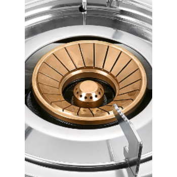 1 Burner 7MM Tempered Glass Tabletop Gas Hob LPG/NG with Electroplate Pan Support for Family | CHEFF