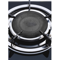 2 Burner Infrared Tabletop Gas Cooking Stove LPG/NG with Enamel Pan Support for Cafe, Hotel | CHEFF