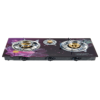 Wholesale 3D printing glass top gas cooker stoves OEM&ODM 3 burner gas cooktop supplier