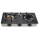 3 Burner Tempered Glass LPG/NG Hybrid Gas Hob with Infrared & Cast Iron Burners for Home | CHEFF