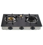 3 burner infrared burner gas stove tempered glass table top gas cooker supplier OEM &ODM