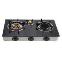 3 burner infrared burner gas stove tempered glass table top gas cooker supplier OEM &ODM