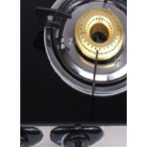 4 Burner Tempered Glass Tabletop Gas Cooktop LPG/NG with Enamel Pan Support for Restaurant | CHEFF