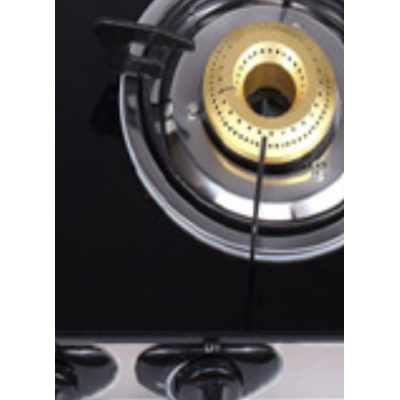 4 Burner Tempered Glass Tabletop Gas Cooktop LPG/NG with Enamel Pan Support for Restaurant | CHEFF
