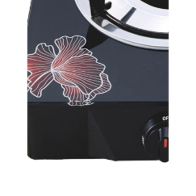 2 Burner Tempered Glass Tabletop Gas Stove with Cast Iron Pan Support LPG/NG for Family | CHEFF