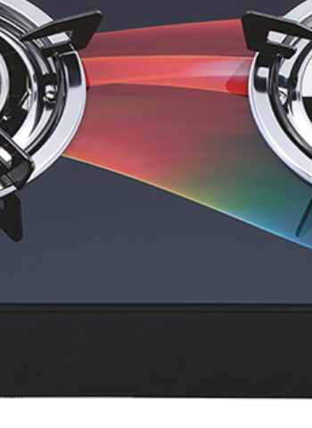 2 Burner Tempered Glass Infrared Gas Hob LPG/NG Cooktop with OEM/ODM Service for Household | CHEFF