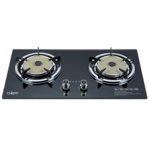 2 Infrared Burner Gas Stove Built in Black Glass LPG & Natural  Gas Hob Wholesale & Customized