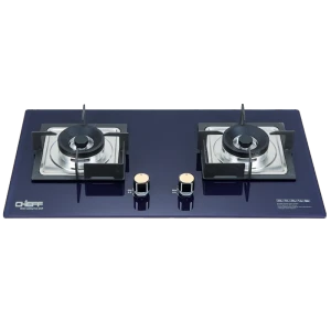 Gas Top Stove 2 Burner Built in Black Tempered Glass Wholesale & Customized