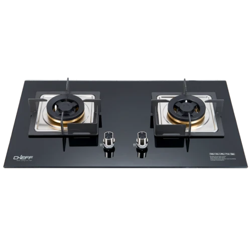 Gas Stove 2 Burner Built in Black Glass Gas Hob LPG & Natural Wholesale & Customized