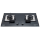 2 Burner Black Tempered Glass Gas Hob Built-in LPG/NG with Safety Device for Household | CHEFF