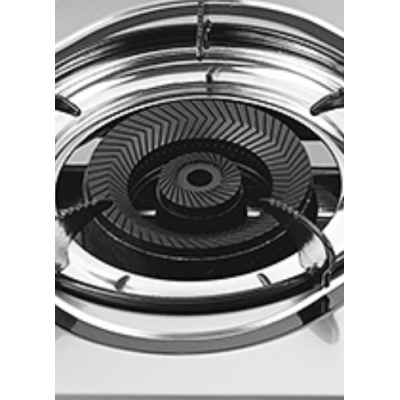 2 Burner Stainless Steel Countertop Gas Stove LPG/NG with Enamel Pan Support for Household | CHEFF