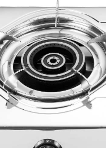 2 Burner Stainless Steel Tabletop Gas Stove Blue Flame Burner with CKD/SKD Support for Home | CHEFF