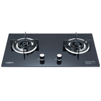 2 Burner Stove Top Gas Built in Black Glass Gas Hob LPG & Natural Wholesale & Customized