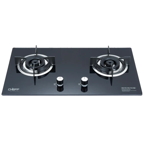 2 Burner Stove Top Gas Built in Black Glass Gas Hob LPG & Natural Wholesale & Customized