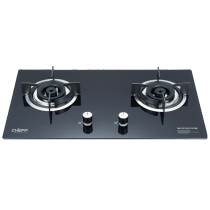 2 Burner Stove Top Gas Built in Black Glass Gas Hob LPG & Natural Wholesale & Customized