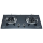 2 Burner Tempered Glass Built-in Gas Hob LPG/NG with Knob Control for Commerical Kitchen | CHEFF