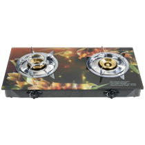 OEM & ODM gas cooktops supplier customized gas cooker 2 burner tempered glass cooking stove